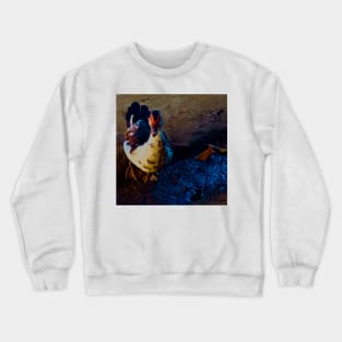 Duck Walking on Mud Ground Crewneck Sweatshirt